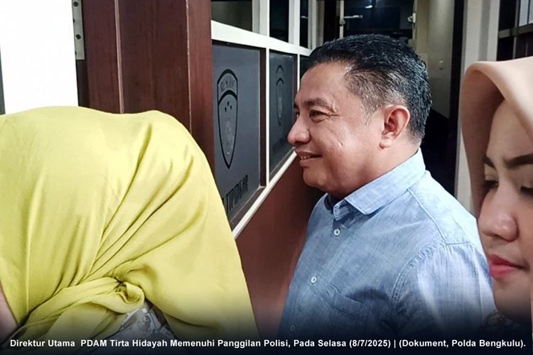 Direktur Utama PDAM Tirta Hidayah Memenuhi Panggilan Polda Bengkulu