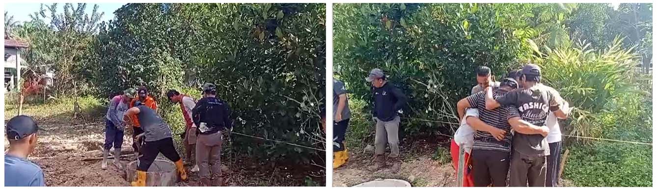 Semangat Gotong Royong Kelompok Tani DELIMA Warga Bumi Ayu 8 Saat Pemasangan Gorong Gorong Lubang Kompos