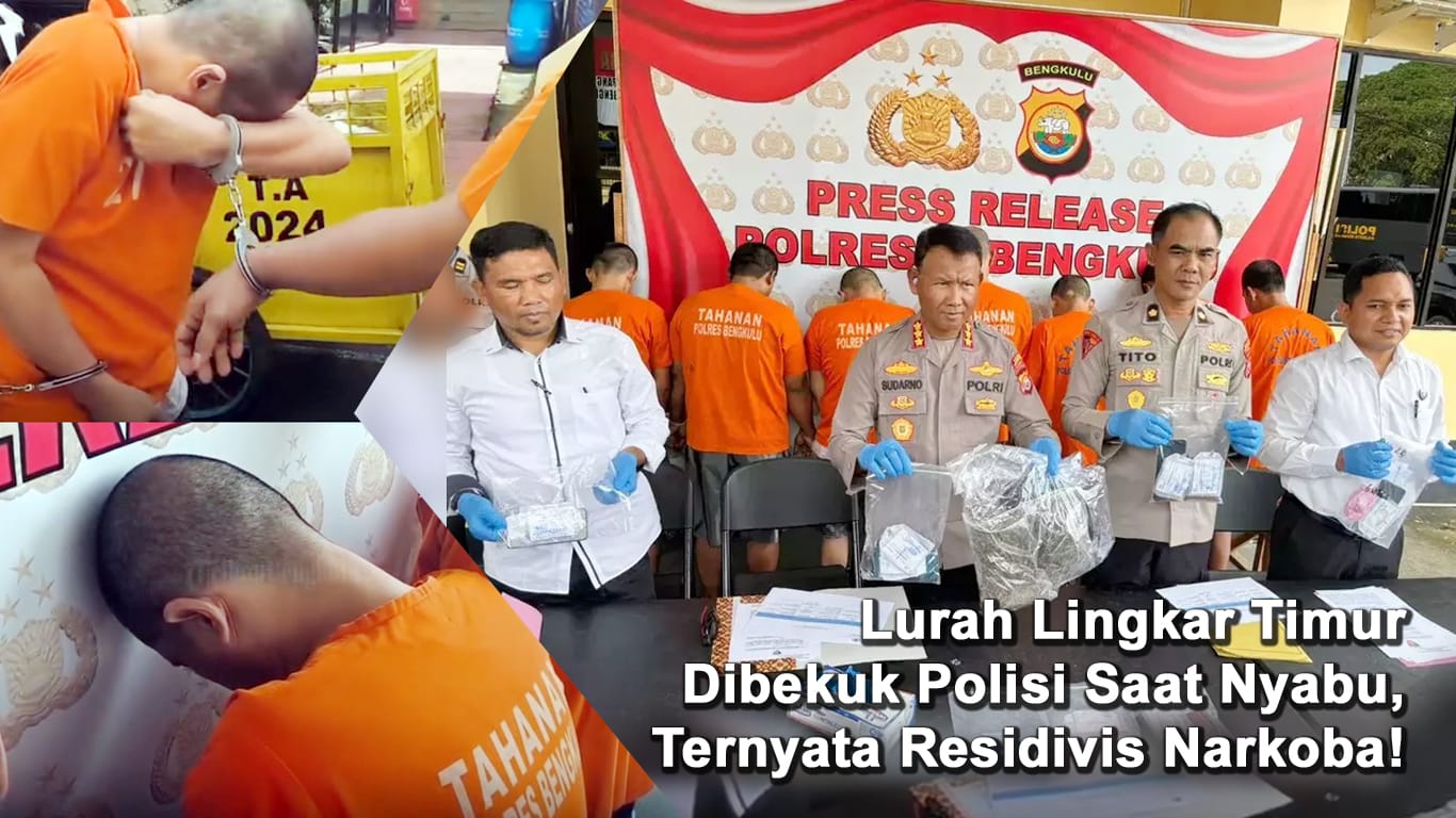 Lurah Lingkar Timur Dibekuk Polisi Saat Nyabu, Ternyata Residivis Narkoba!