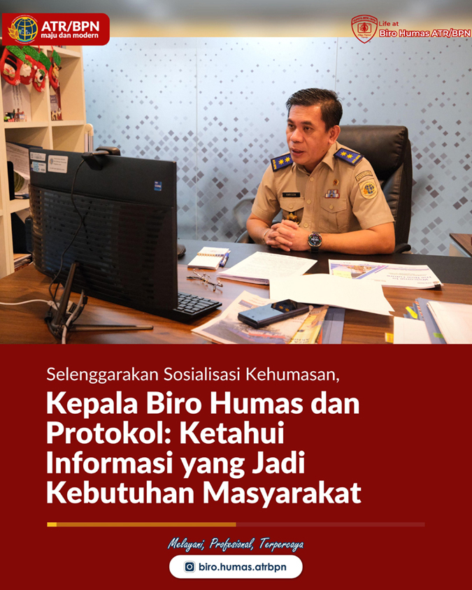Selenggarakan Sosialisasi Kehumasan, Kepala Biro Humas dan Protokol Ketahui Informasi yang Jadi Kebutuhan Masyarakat