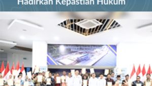 Serahkan 160 Sertipikat Tanah kepada Pemda dan Masyarakat Sulteng ATR BPN