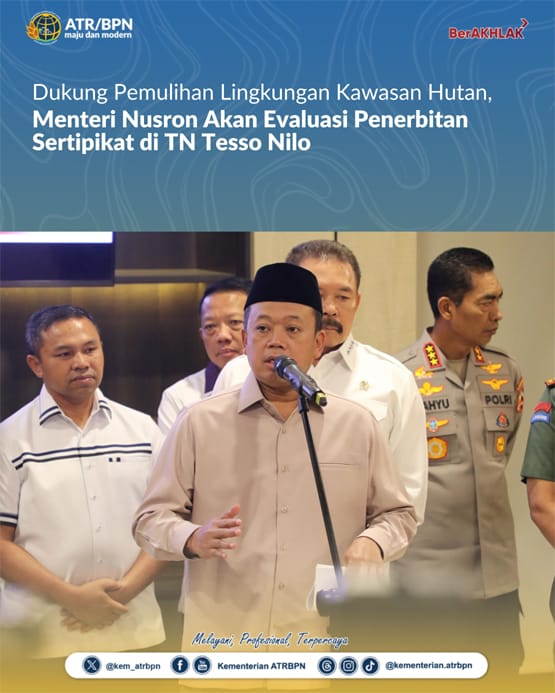 Sertipikat di Kawasan Tesso Nilo Akan Dievaluasi ATR BPN Bengkulu