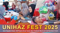 UNIHAZ FEST 2025 Gelar Kegiatan Sosial 260 Peserta Donor Darah, Bazar Sembako Murah dan Cek Kesehatan Gratis Delik INFO