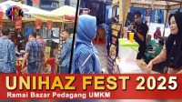 Unihaz Fest 2025 Ramai Bazar Pedagang UMKM Ikut Terlibat