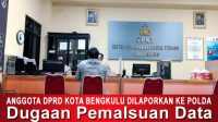 Anggota DPRD Kota Bengkulu Partai Kebangkitan Bangsa PKB Dilaporkan ke Polda Dugaan Pemalsuan Data