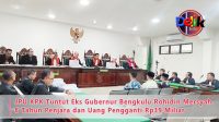 Jaksa KPK Menuntut Rohidin Mersyah Pada Sidang Tuntutan Rohidin Mersyah Delik INFO