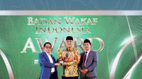 Kementerian ATRBPN Raih Penghargaan Pendukung Percepatan Sertifikasi Tanah Wakaf oleh BWI Awards