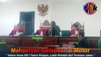 Mahasiswi Gelapkan 8 Motor , Hakim Vonis DS 1 Tahun Penjara, Lebih Rendah dari Tuntutan Jaksa