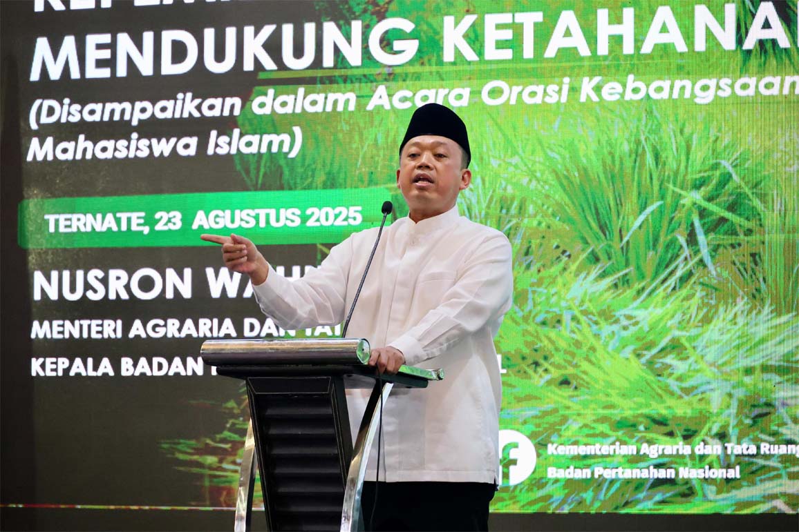 Sampaikan Orasi Kebangsaan di Rakor Regional KAHMI, Menteri Nusron