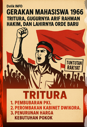 Gerakan Mahasiswa 1966 Tritura, Gugurnya Arif Rahman Hakim, dan Lahirnya Orde Baru