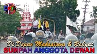 Sumpah Dewan Perwakilan Rakyat Bengkulu Di Depan Mahasiswa Dan Rakyat Indonesia